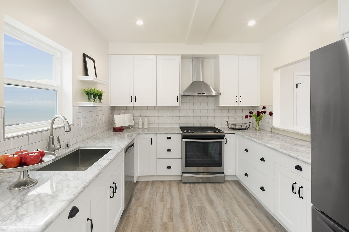 Modern kitchen renovation showcasing custom cabinetry and contemporary design